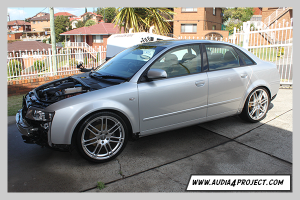 Bruno Correia Audi A4 B6 8E Regula Tuning Body kit stripped and washed and ready for kit install