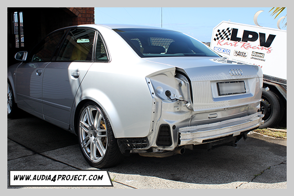 Bruno Correia Audi A4 B6 8E Regula Tuning Body kit stripped and ready for kit install